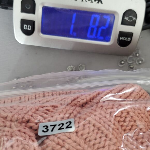 GAP Cardigan Sweater Chunky Cable Knit  Cotton Small S Dusty Rose Open Front - Picture 7 of 7